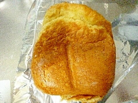 もっちもち♪ご飯入メープル卵食パン(HB使用)
